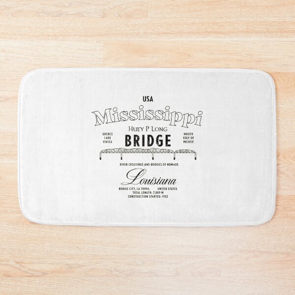 Item preview, Mississippi River Huey P Long Bridge Louisiana USA  designed and sold by KeepMoving.
