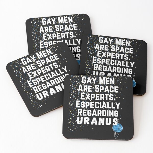Item preview, Gay Men Are Space Experts - Uranus designed and sold by PinkFellow.