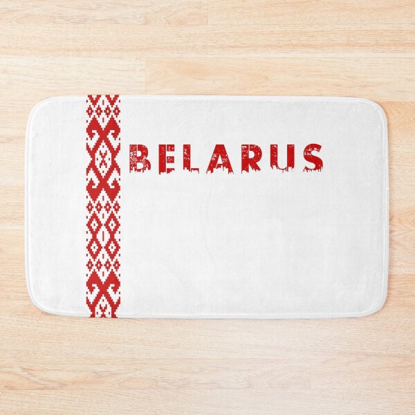 Item preview, Free Belarus White Red Old Flag Pagonya Belarussian National Ornament Pattern designed and sold by MintaApparel.