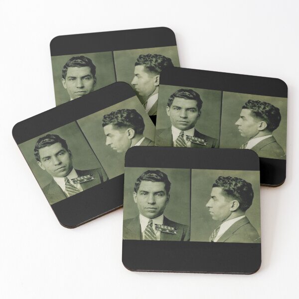 Item preview, "Lucky" Luciano Mug Shot designed and sold by Slinky-Reebs.