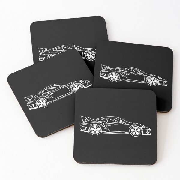 Porsche GT3 RS Coasters (Set of 4)
