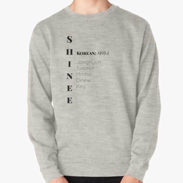 Nombres de miembros de Shinee Sudadera sin capucha