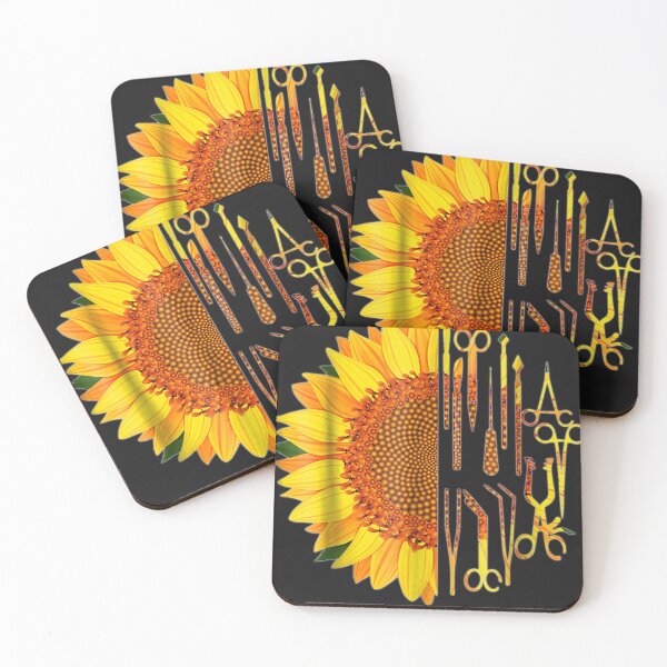 Item preview, Surgical Scrub Tech Surgeon Sunflower Surgery Intern designed and sold by palaelica.