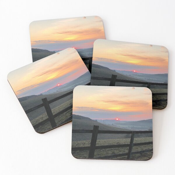 Item preview, Sunrise from a vantage point near Grain hill, Ashkirk, Scottish Borders designed and sold by yourscotborders.