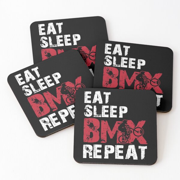 Item preview, EAT SLEEP BMX REPEAT designed and sold by eufouria.