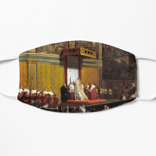 Jean-Auguste-Dominique Ingres Pope Pius VII in the Sistine Chapel Flat Mask