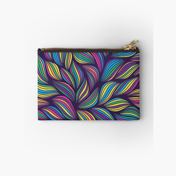 Item preview, Abstract wave pattern - neon cyberpunk recolor designed and sold by MamSelle.
