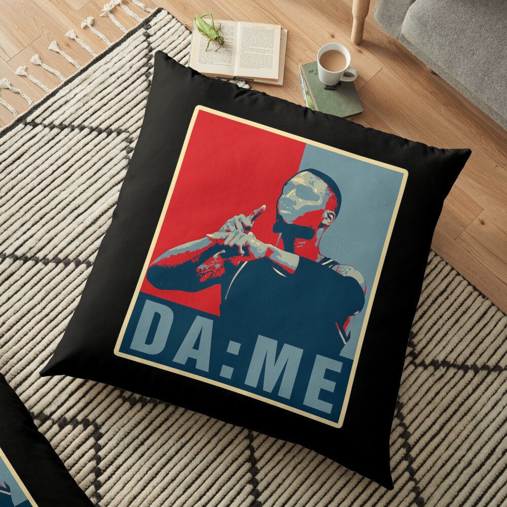 DAME TIME OBAMA STYLE Floor Pillow