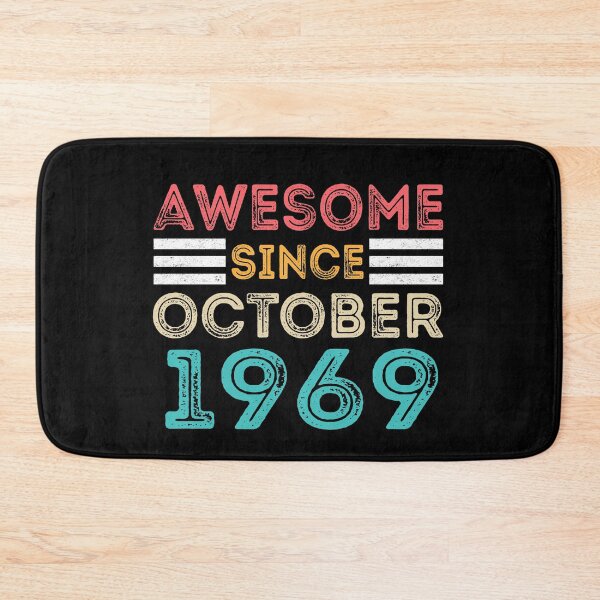 Item preview, Retro Vintage 51st Birthday - Awesome Since October 1969 designed and sold by meedTee.