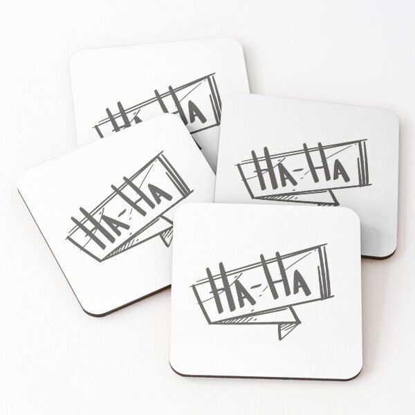Item preview, Haha Speech Bubble designed and sold by MisterGooseShop.