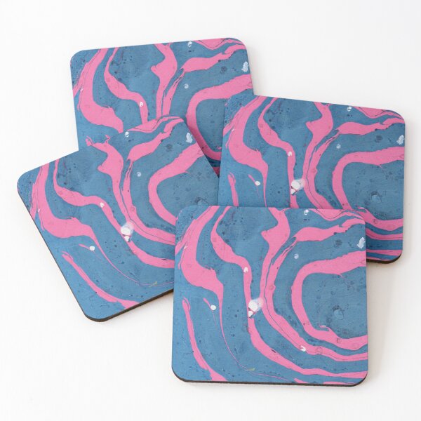 Item preview, Pink And Blue Liquid Ink Pattern designed and sold by SwePattern.
