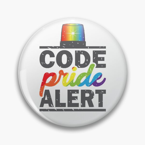 Item preview, Code Pride Alert designed and sold by Dwarf-Monkey.