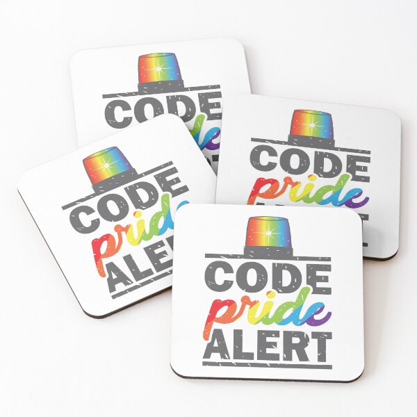 Item preview, Code Pride Alert designed and sold by Dwarf-Monkey.