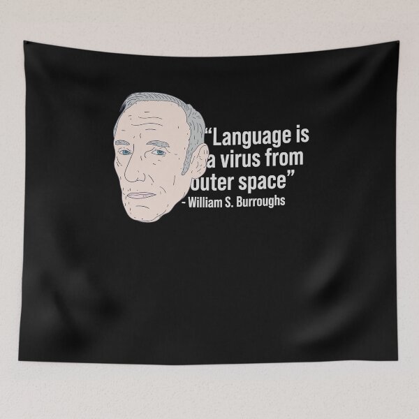 Item preview, William Burroughs - Beat Poet Quote - Beat Generation designed and sold by DeWinnes.