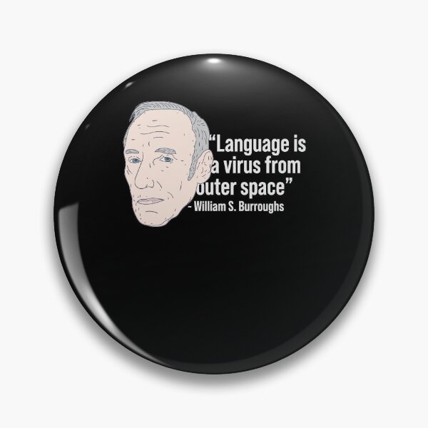 Item preview, William Burroughs - Beat Poet Quote - Beat Generation designed and sold by DeWinnes.