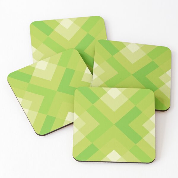Item preview, Lemon and lime squares and diamonds pattern designed and sold by tjf-artworks.