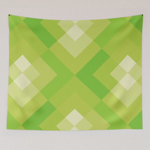Item preview, Lemon and lime squares and diamonds pattern designed and sold by tjf-artworks.