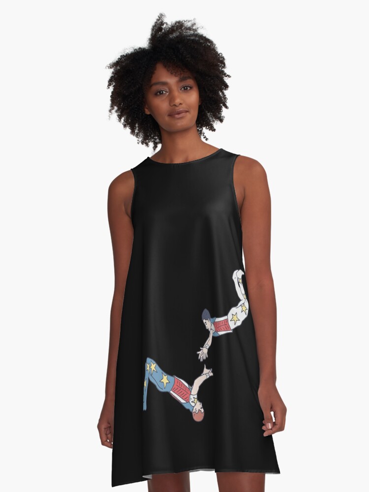 Trapeze line store dress