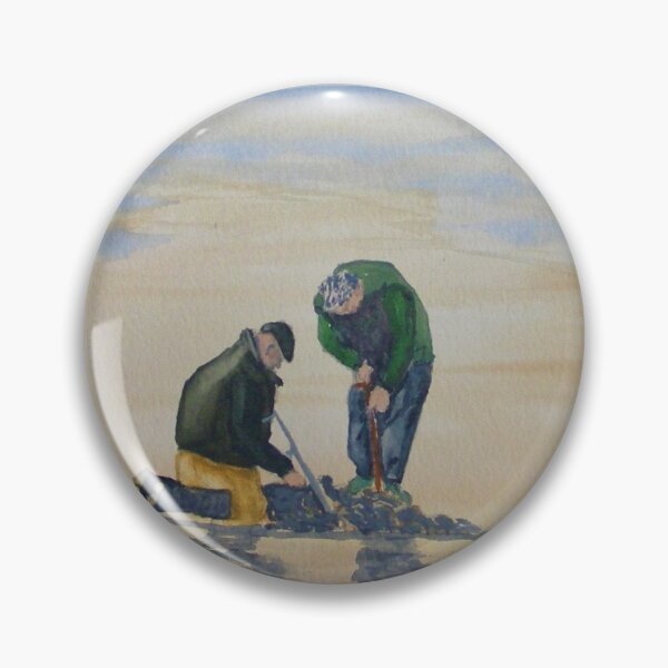 Item preview, Sheringham ,the bait diggers in watercolour  designed and sold by lumuart.
