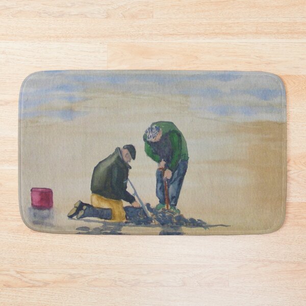 Item preview, Sheringham ,the bait diggers in watercolour  designed and sold by lumuart.