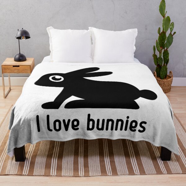 Item preview, I Love Bunnies | Cute Bunny Design designed and sold by Spektre-Co.