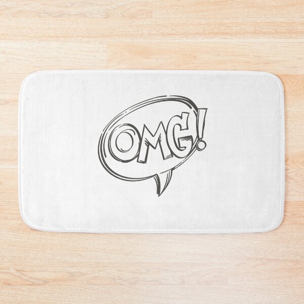 Item preview, OMG Speech Bubble designed and sold by MisterGooseShop.