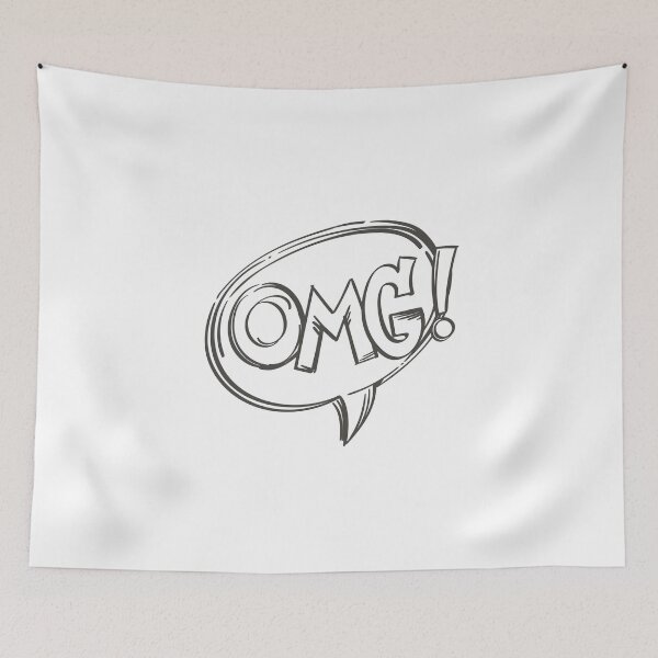 Item preview, OMG Speech Bubble designed and sold by MisterGooseShop.