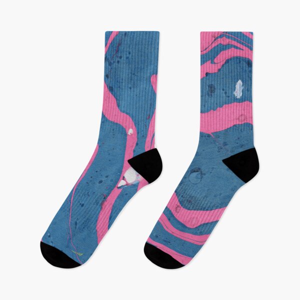 Item preview, Pink And Blue Liquid Ink Pattern designed and sold by SwePattern.