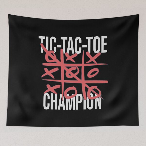 Item preview, Tic Tac Toe Text - Champion Graphic - Board Game designed and sold by DeWinnes.