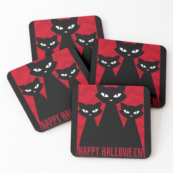Item preview, Happy Halloween Scary Cats designed and sold by up4tee.