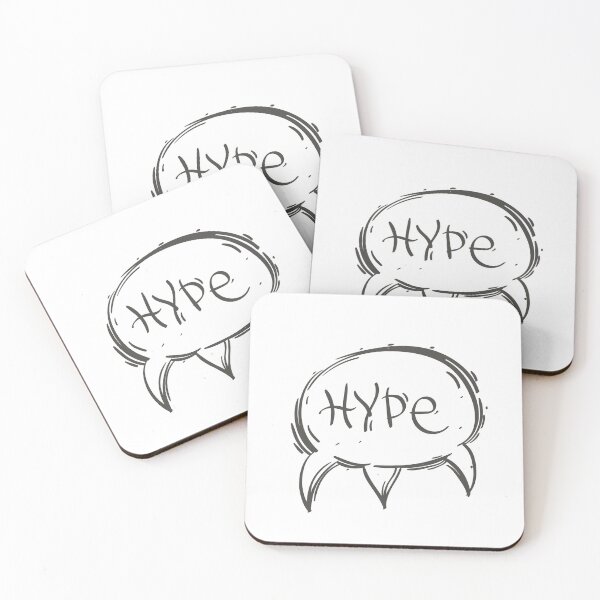 Item preview, HYPE Speech Bubble designed and sold by MisterGooseShop.