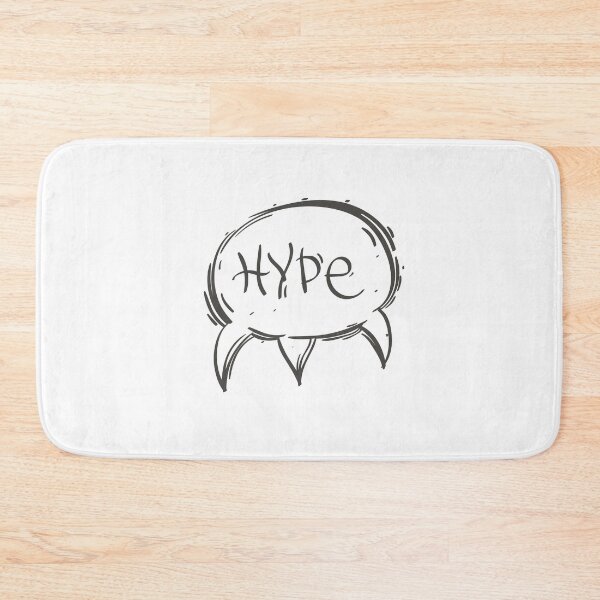 Item preview, HYPE Speech Bubble designed and sold by MisterGooseShop.