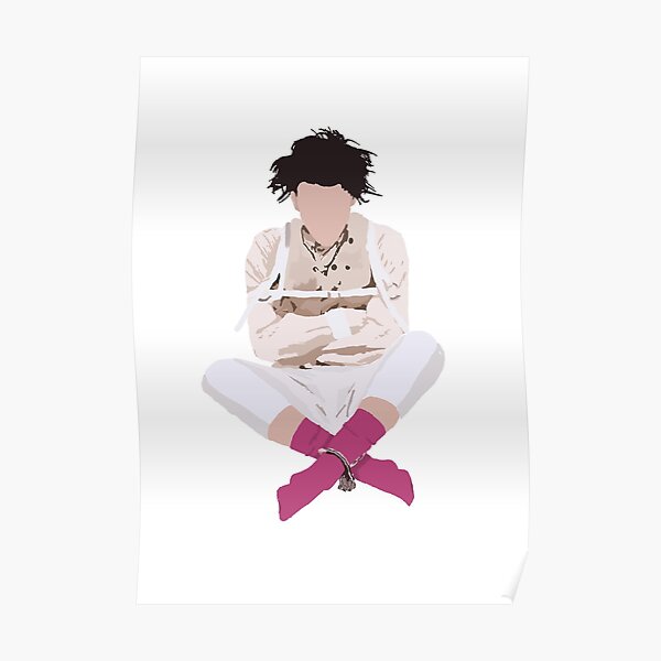 Dibujo digital de portada de responsabilidad civil del siglo XXI de YUNGBLUD Póster
