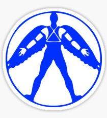 Icarus - blue Sticker