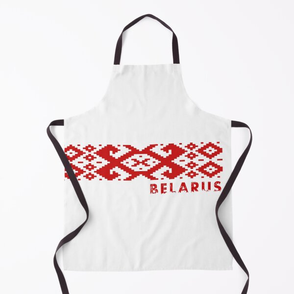 Item preview, Free Belarus White Red Old Flag Pagonya Belarussian National Ornament Pattern designed and sold by MintaApparel.