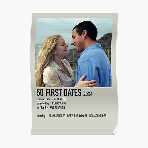 50 first dates movie poster