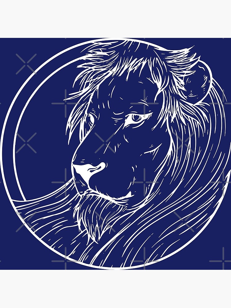 "Leo horoscope zodiac astrology lion king " Art Print by Motivation111