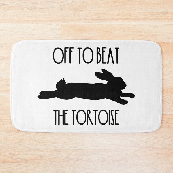 Item preview, Off To Beat The Tortoise | Funny Bunny Design designed and sold by Spektre-Co.