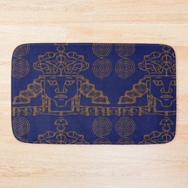 Item preview, Golden pattern of queens character with dark blue background  designed and sold by jotcar.