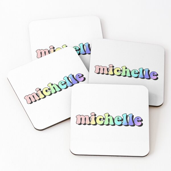 Item preview, aesthetic rainbow michelle name designed and sold by STAR10008.