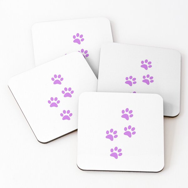 Item preview, magenta paw prints designed and sold by quinert123.