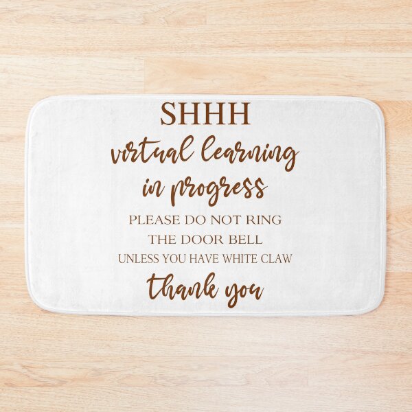 Item preview, Shhh Virtual Learning in progress Funny Distance Virtual Online E-Learning Gift designed and sold by clothesy7.