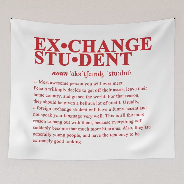 Item preview, EXCHANGE STUDENT Dictionary definiton designed and sold by mariejpeg.