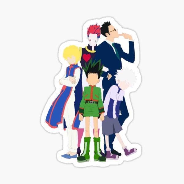 Hunterxhunter Stickers Redbubble - hxh roblox decal