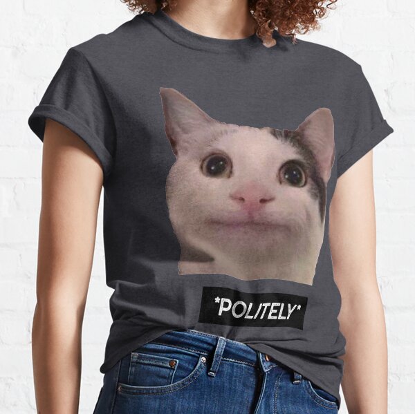 polite cat shirt