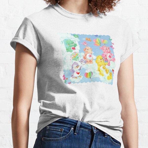 CARE CLASSIC BEARS family 90S 80S RAINBOW Y2K 2000S nostalgia print Classic T-Shirt