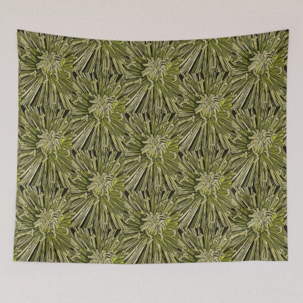 Item preview, Spider Chrisanthanum Woodcut designed and sold by Colin Bentham.