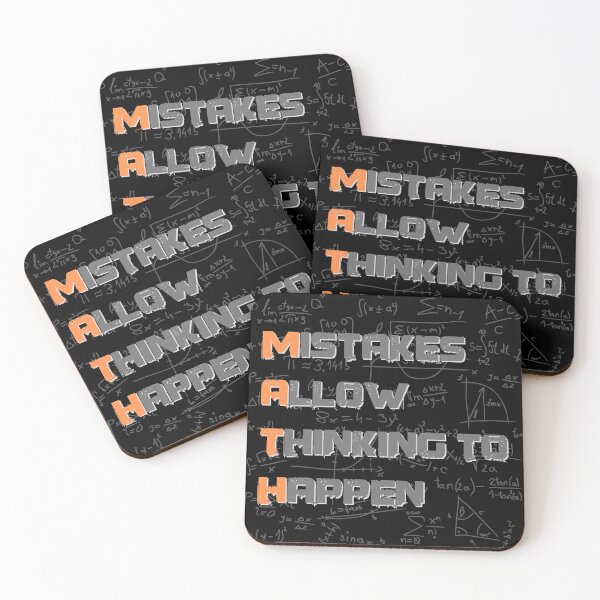 Item preview, Mistakes allow thinking to happen - Math Teacher Gifts, Teacher Day designed and sold by K-icon.