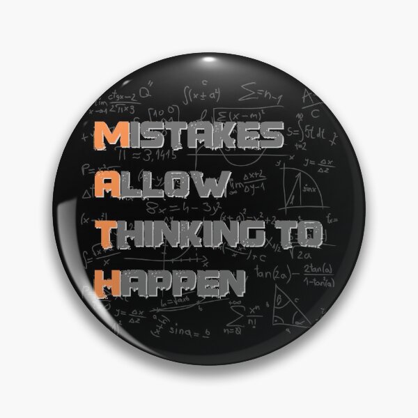 Item preview, Mistakes allow thinking to happen - Math Teacher Gifts, Teacher Day designed and sold by K-icon.