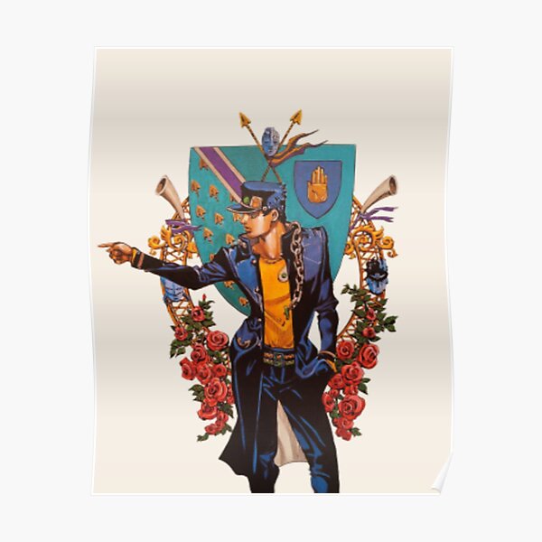 Hirohiko Posters Redbubble - weather report on roblox jjba created by killaqueen